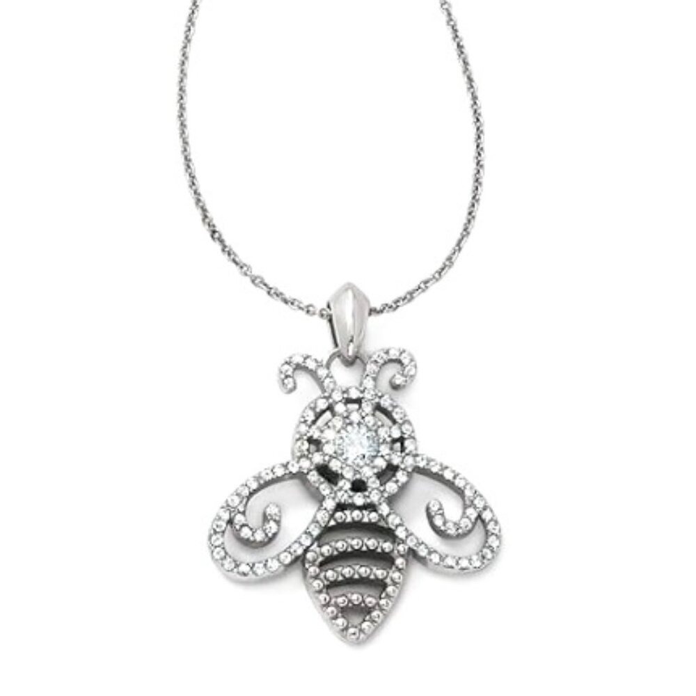Brighton Illumina Bee Necklace - Silver (RETIRED)